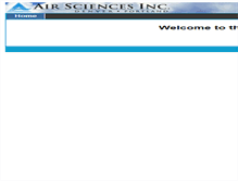 Tablet Screenshot of client.airsci.com
